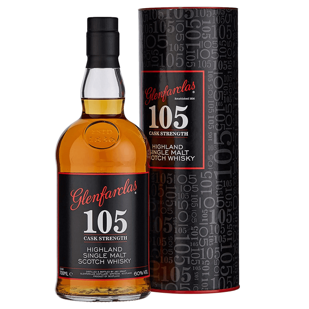 Glenfarclas 105 Cask Strength Speyside Single Malt Scotch Whisky 60% 70cl